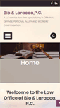 Mobile Screenshot of bioandlaracca.com