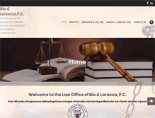 Tablet Screenshot of bioandlaracca.com